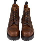 YMC Brown Leather Lace-Up Boots