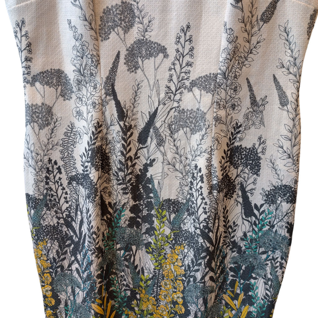 Per Una Ivory Floral Midi Dress