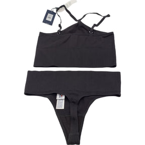 Tommy Jeans Black Halterneck/Thong Set