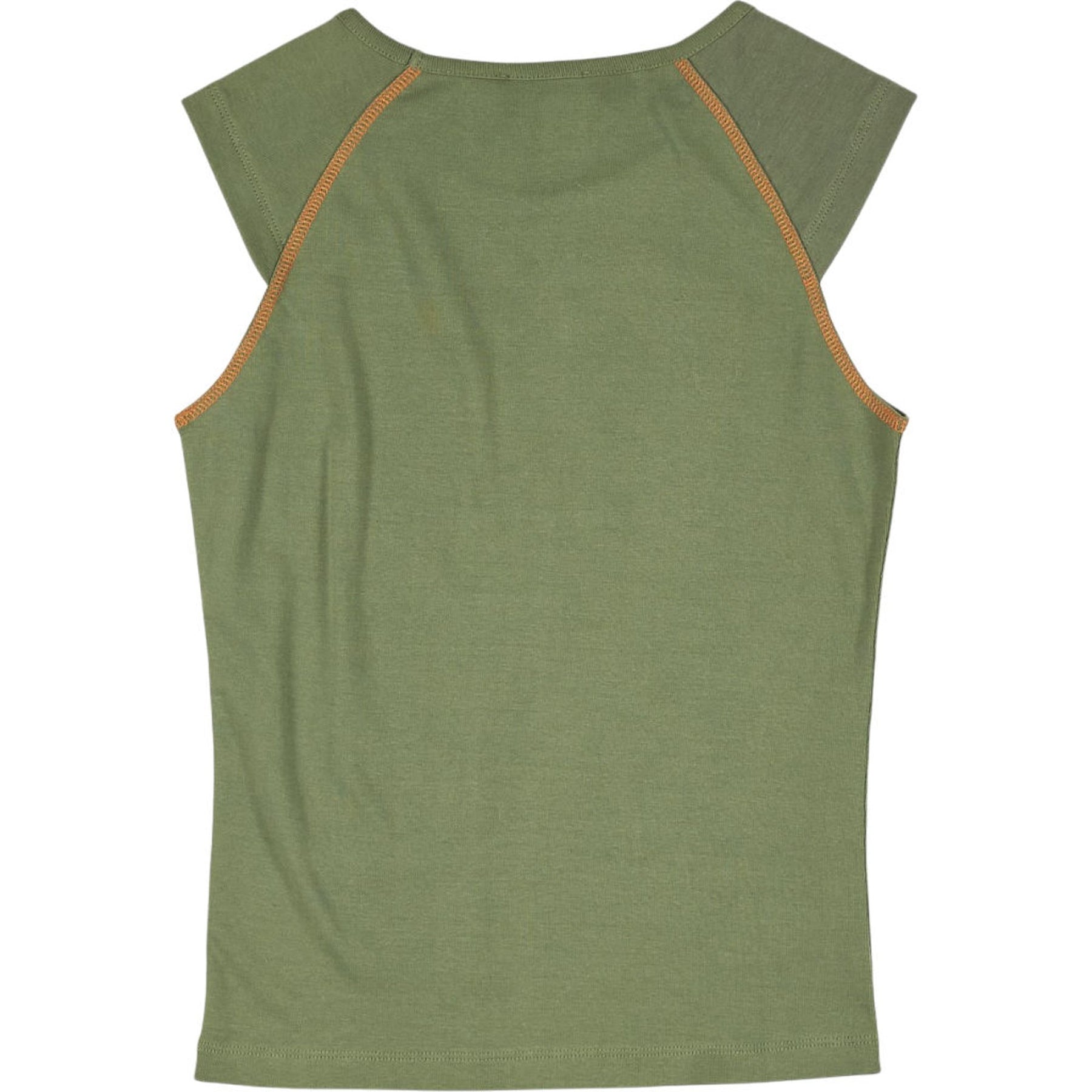 Basic Pleasure Mode Green Sleeveless Top