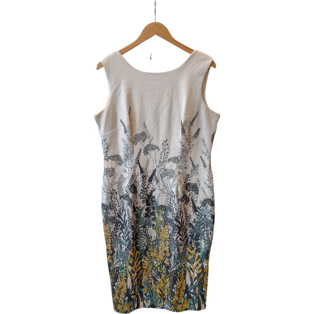 Per Una Ivory Floral Midi Dress