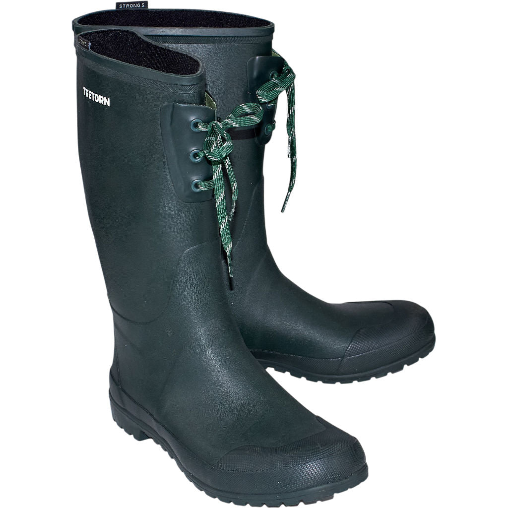 Tretorn Green Rubber Boots