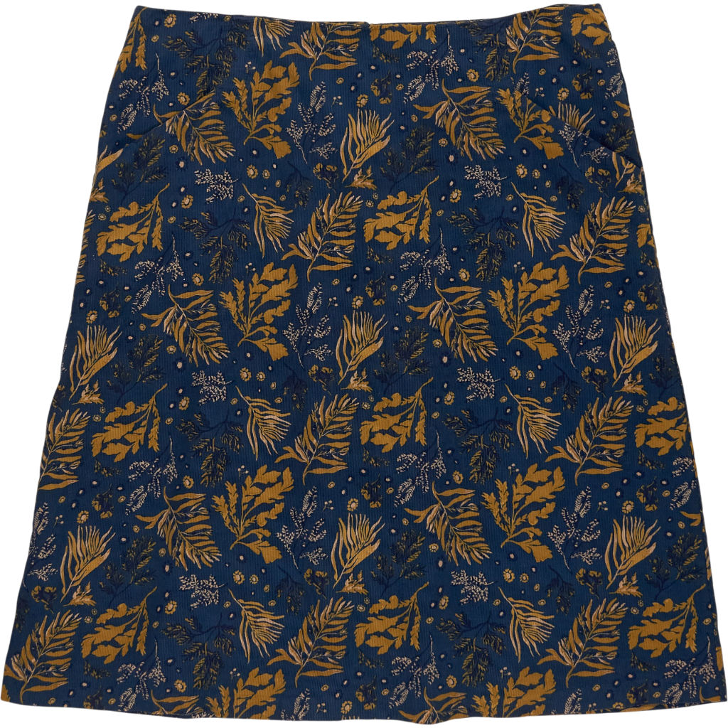 Seasalt Blue Forest View Skirt