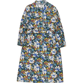 YMC Floral Patterned Belted Coat