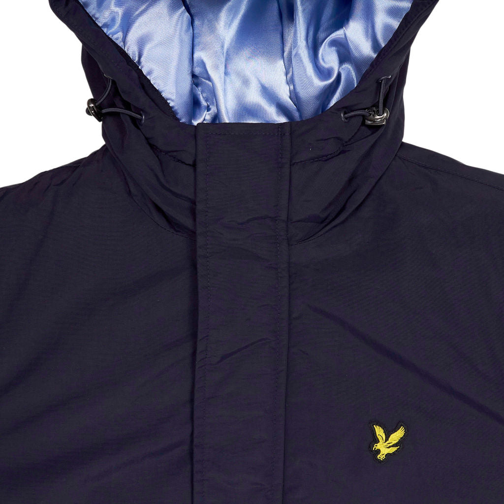 Lyle & Scott Navy Blue Padded Hood Jacket