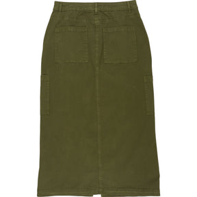 Baukjen Dark Olive Imma Organic Skirt