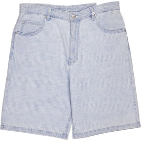 Pull & Bear Blue Striped Baggy Shorts