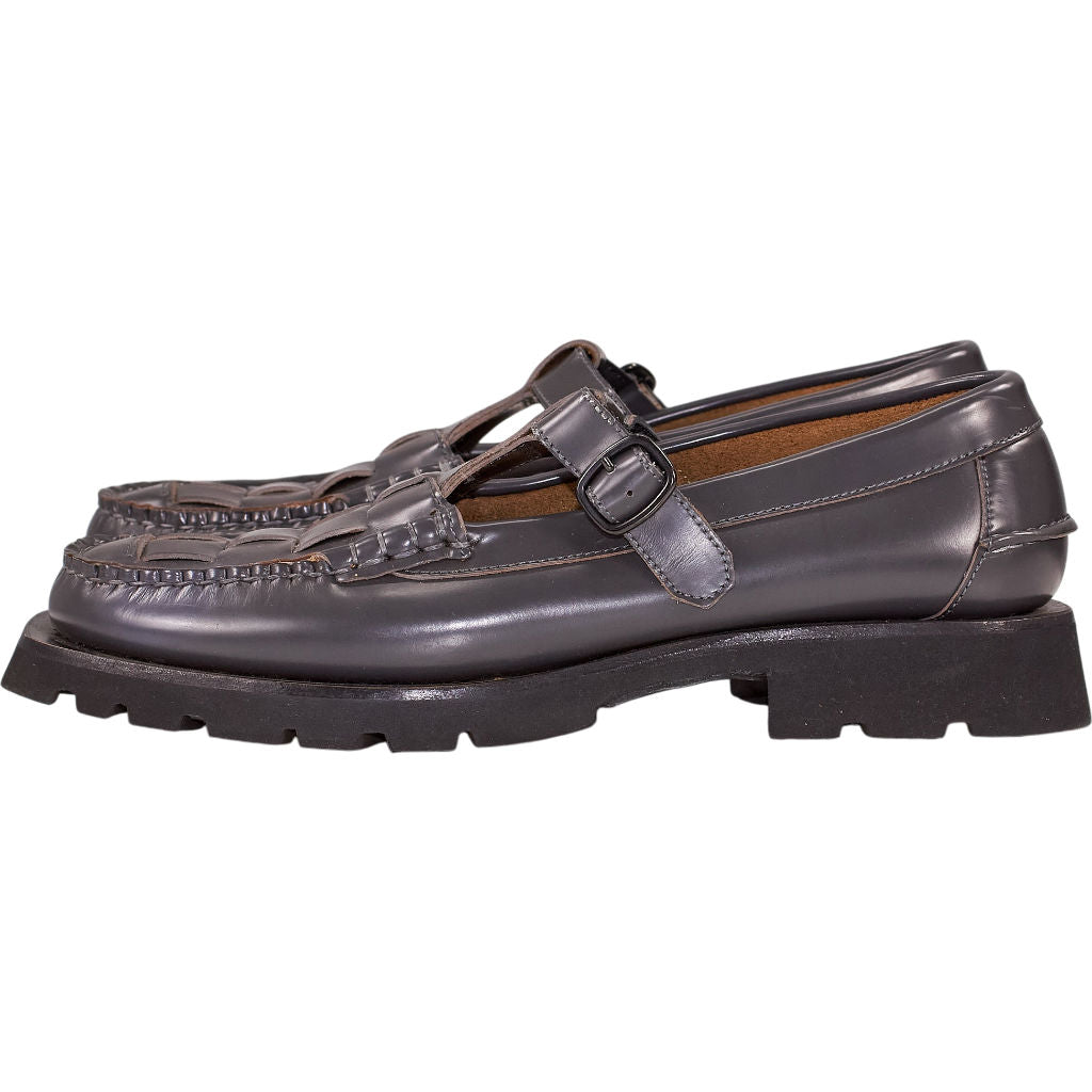 Hereu Black Buckle Loafers