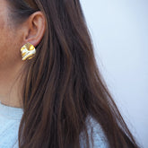 Purl Statement Stud Earrings