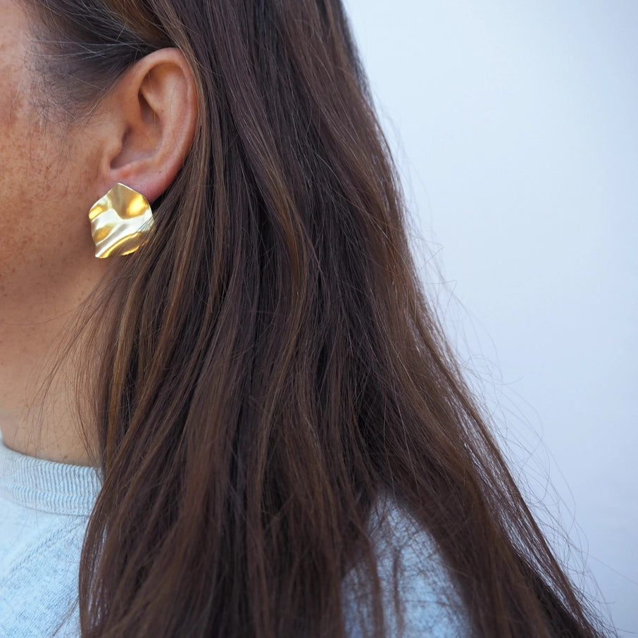 Purl Statement Stud Earrings