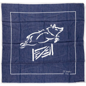 Drake's Blue St John Scarf