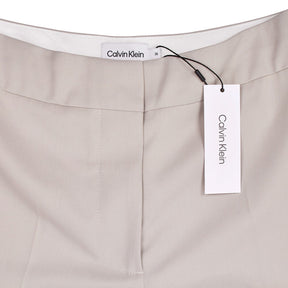 Calvin Klein Sand Pebble Wool Blend Trousers