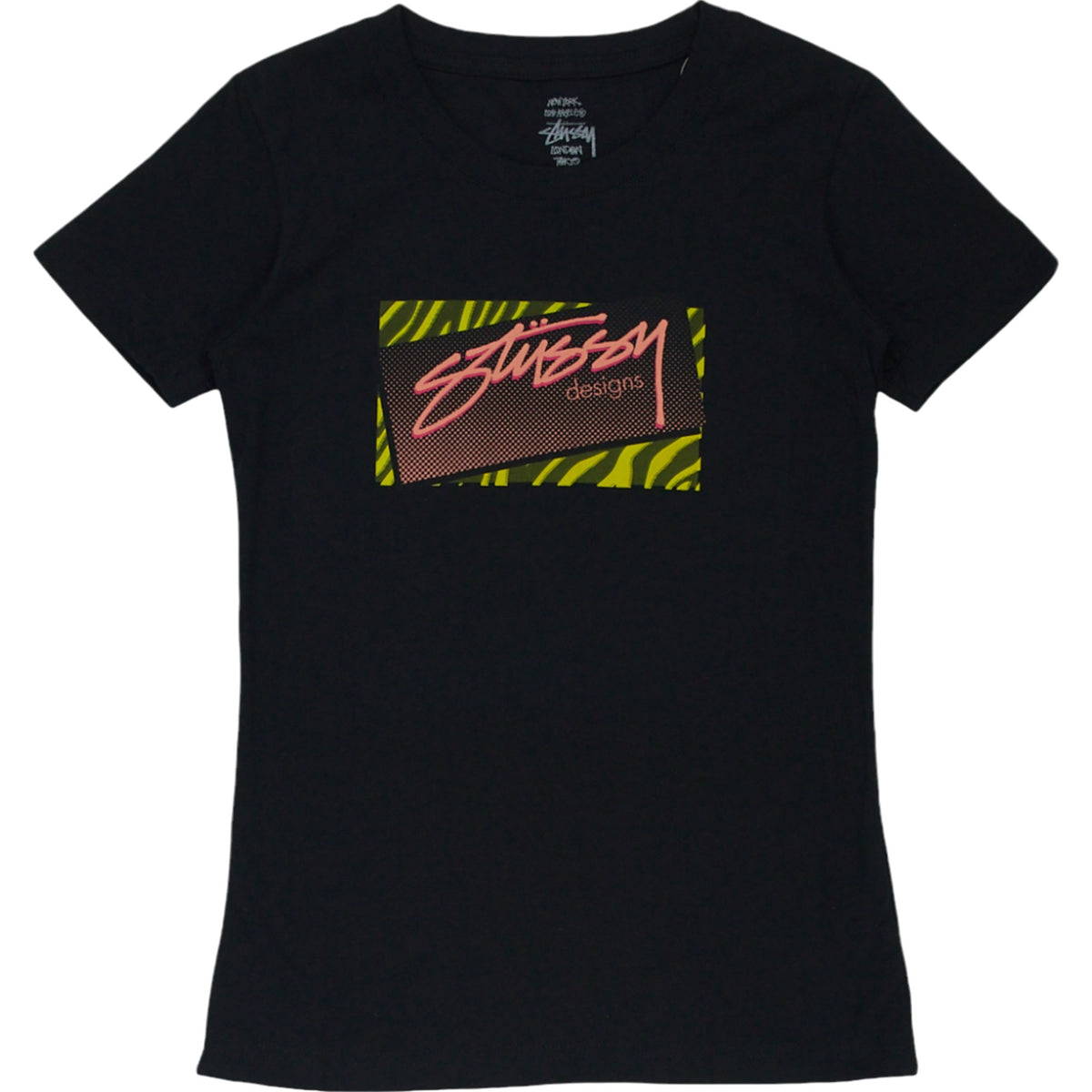 Stussy Black Printed Tee