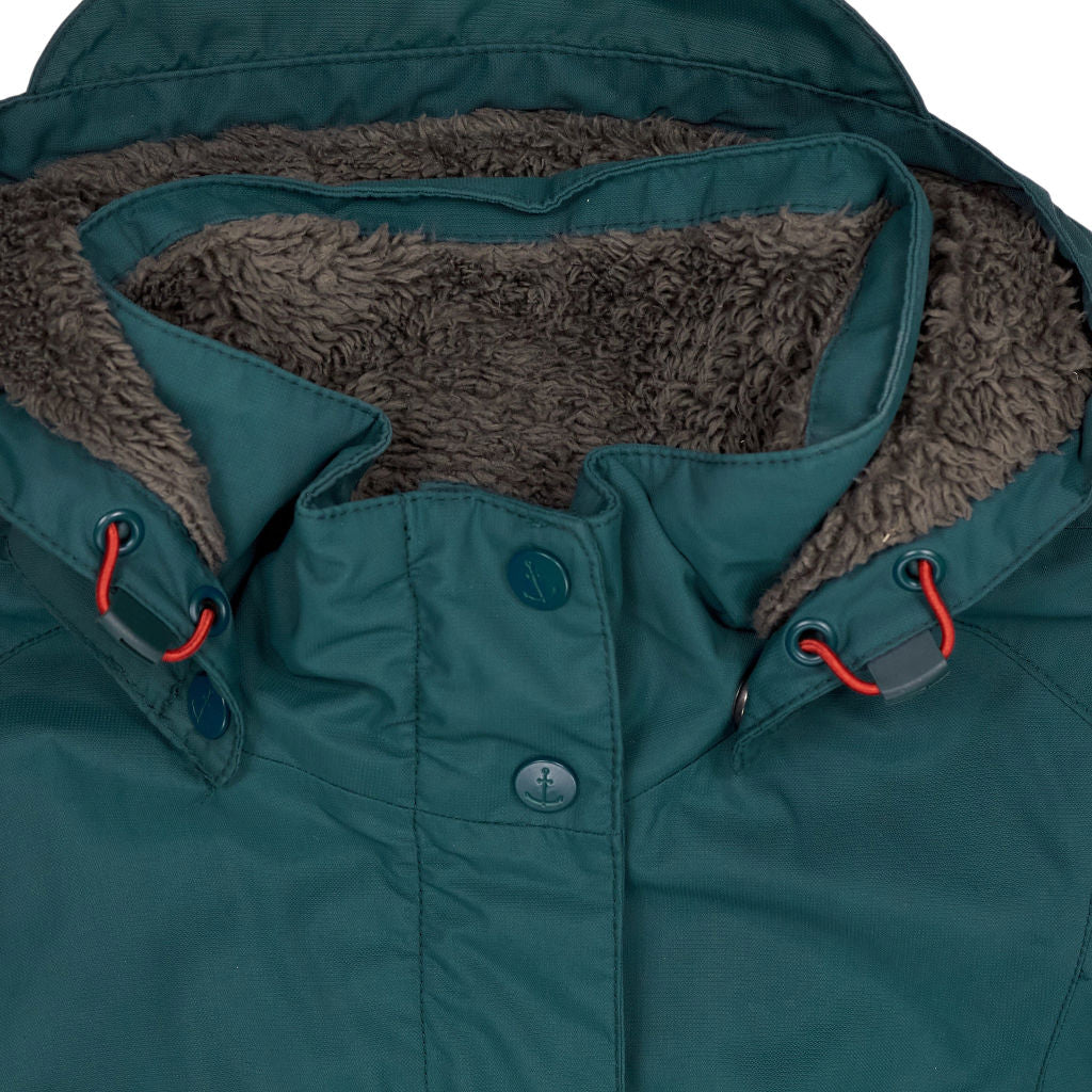 Seasalt Cornwall Teal Rain Jacket