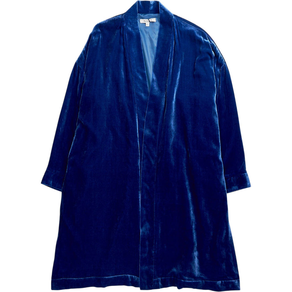 NRBY Blue Velvet Kimono Jacket