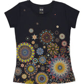 Mother of Pearl Black Graphic T-Shirt