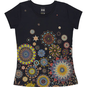 Mother of Pearl Black Graphic T-Shirt