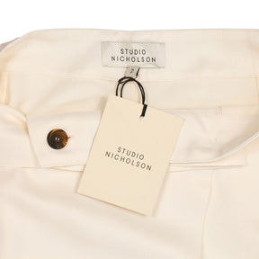 Studio Nicholson Parchment Gutan Crepe Satin Skirt
