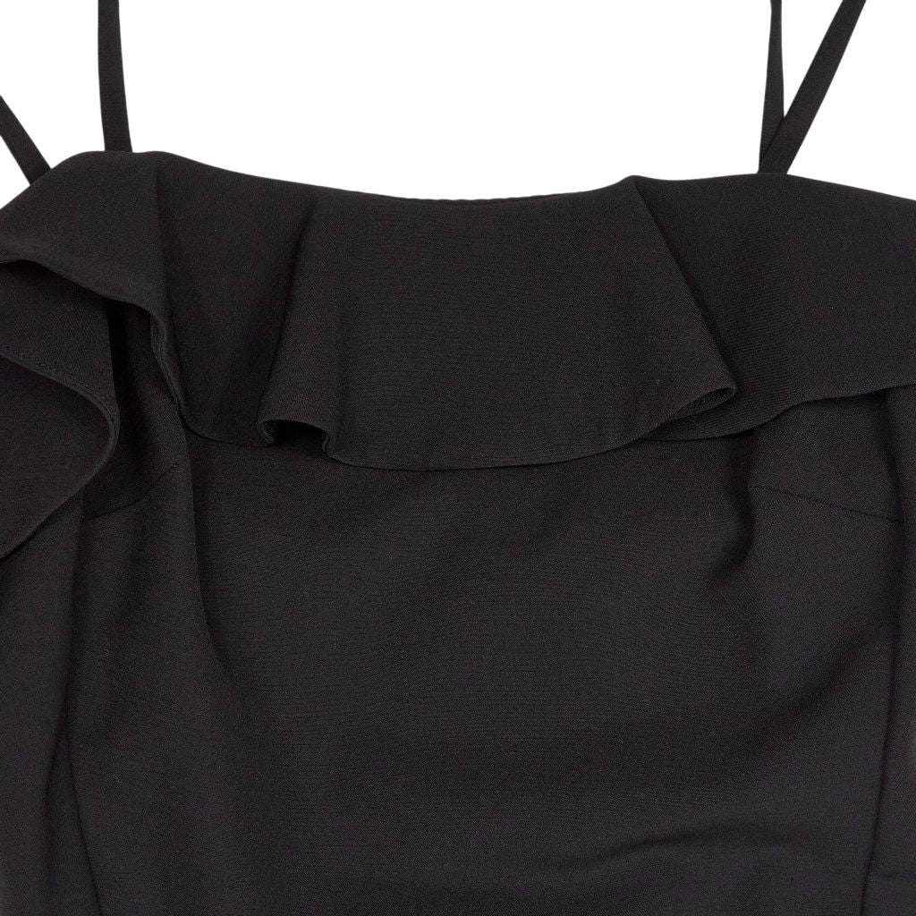 & Other Stories Black Ruffle Dress
