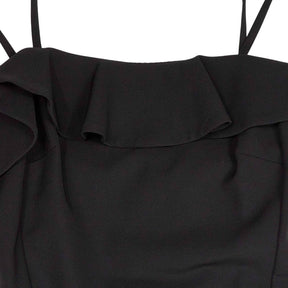 & Other Stories Black Ruffle Dress