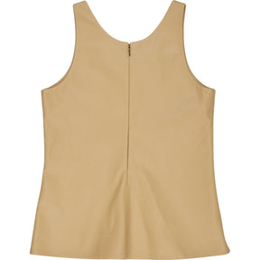 Calvin Klein Beige Leather Tank Top