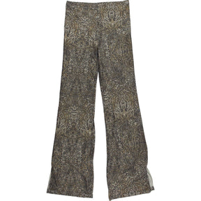 Motel Brown Heny Trouser Sandstorm Tonal Print