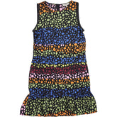 Never Fully Dressed Multicolour Tiered Spotted Dress