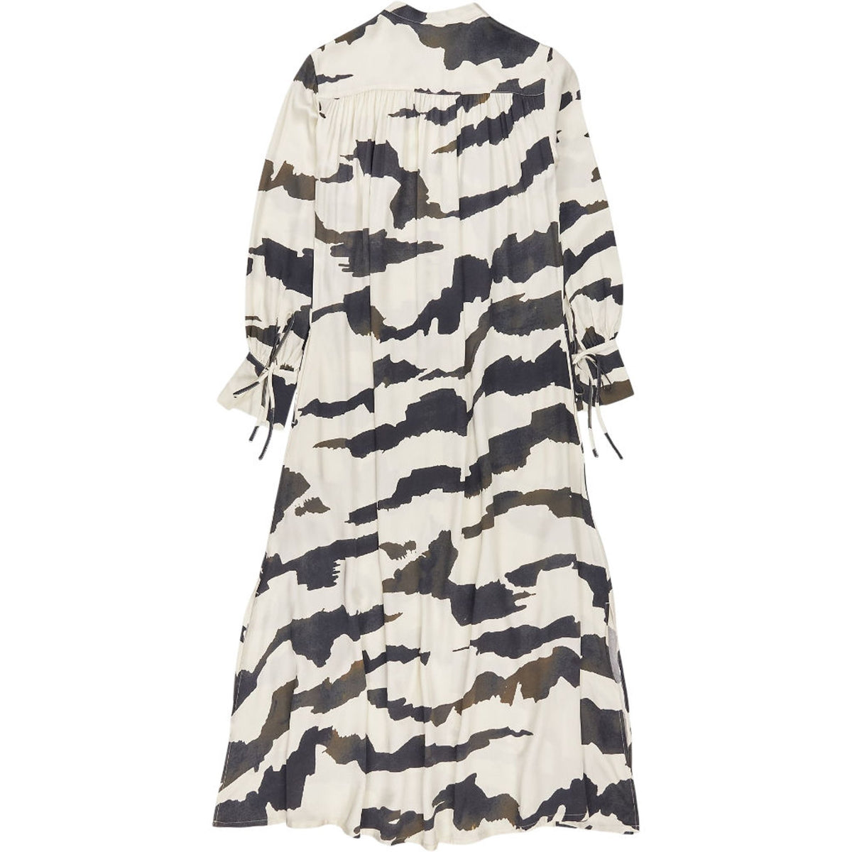 Aligne Ivory Wave Khloe Maxi Dress