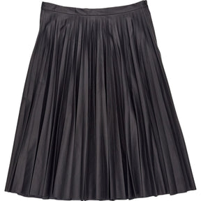 MaxMara Black Pleated Midi Skirt