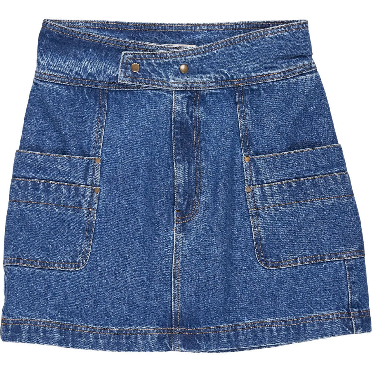 Vivere Blue Ocean Denim Skirt