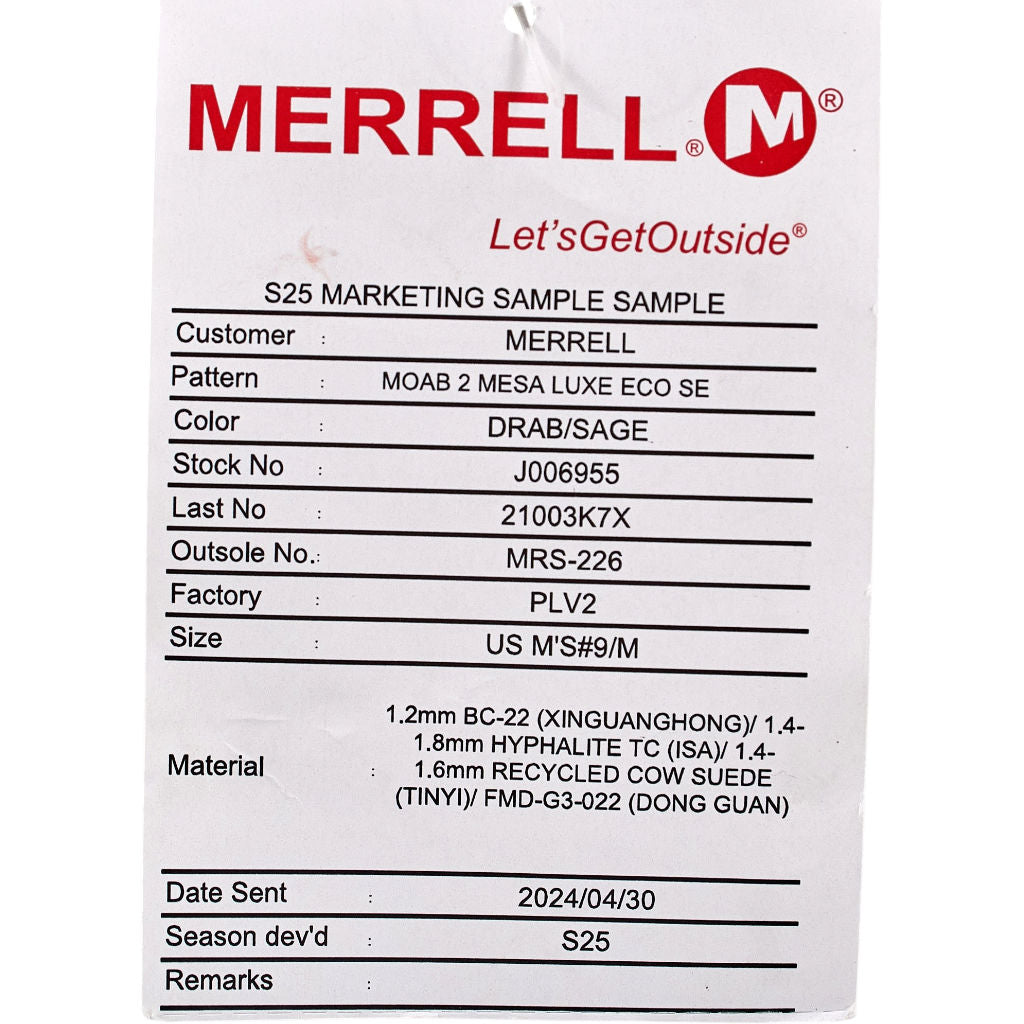 Merrell Drab Sage Moab 2 Trainers