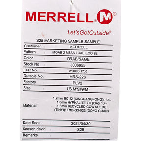 Merrell Drab Sage Moab 2 Trainers