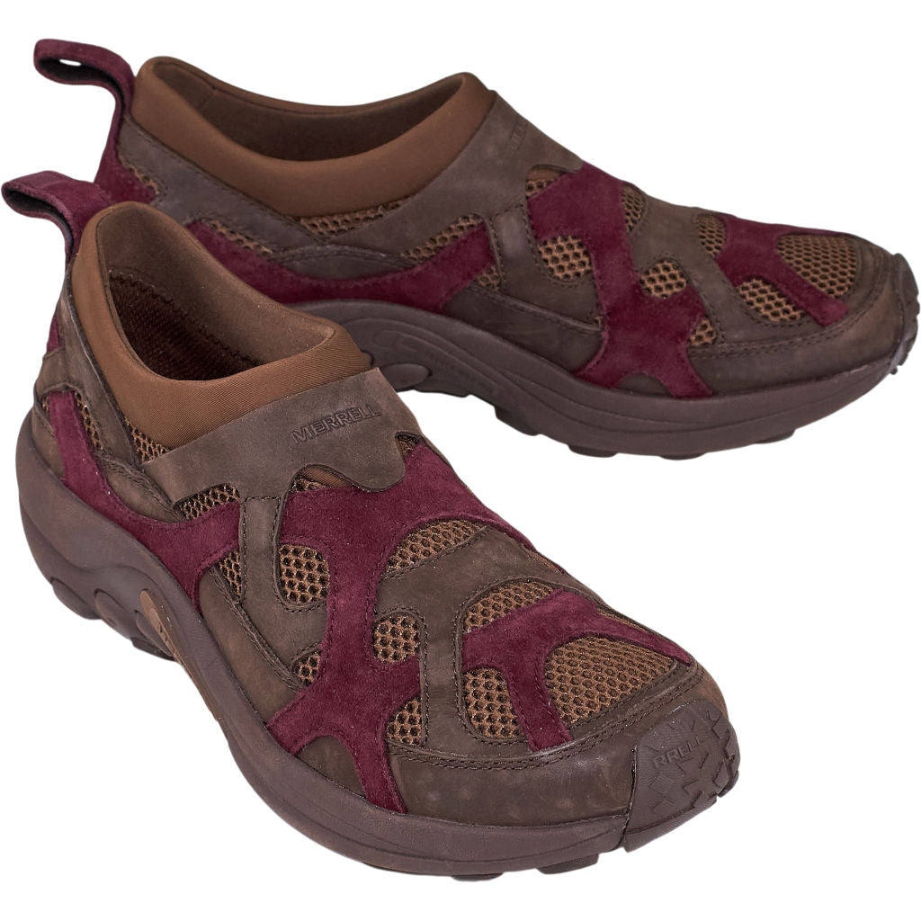 Merrell Brown Burgundy Slip-On Sneakers