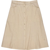 Marks & Spencer Beige Linen Blend Skirt