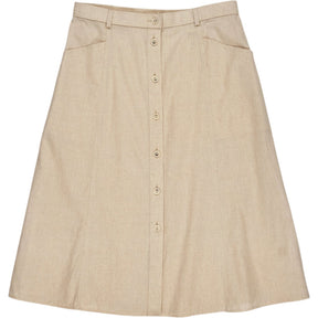 Marks & Spencer Beige Linen Blend Skirt