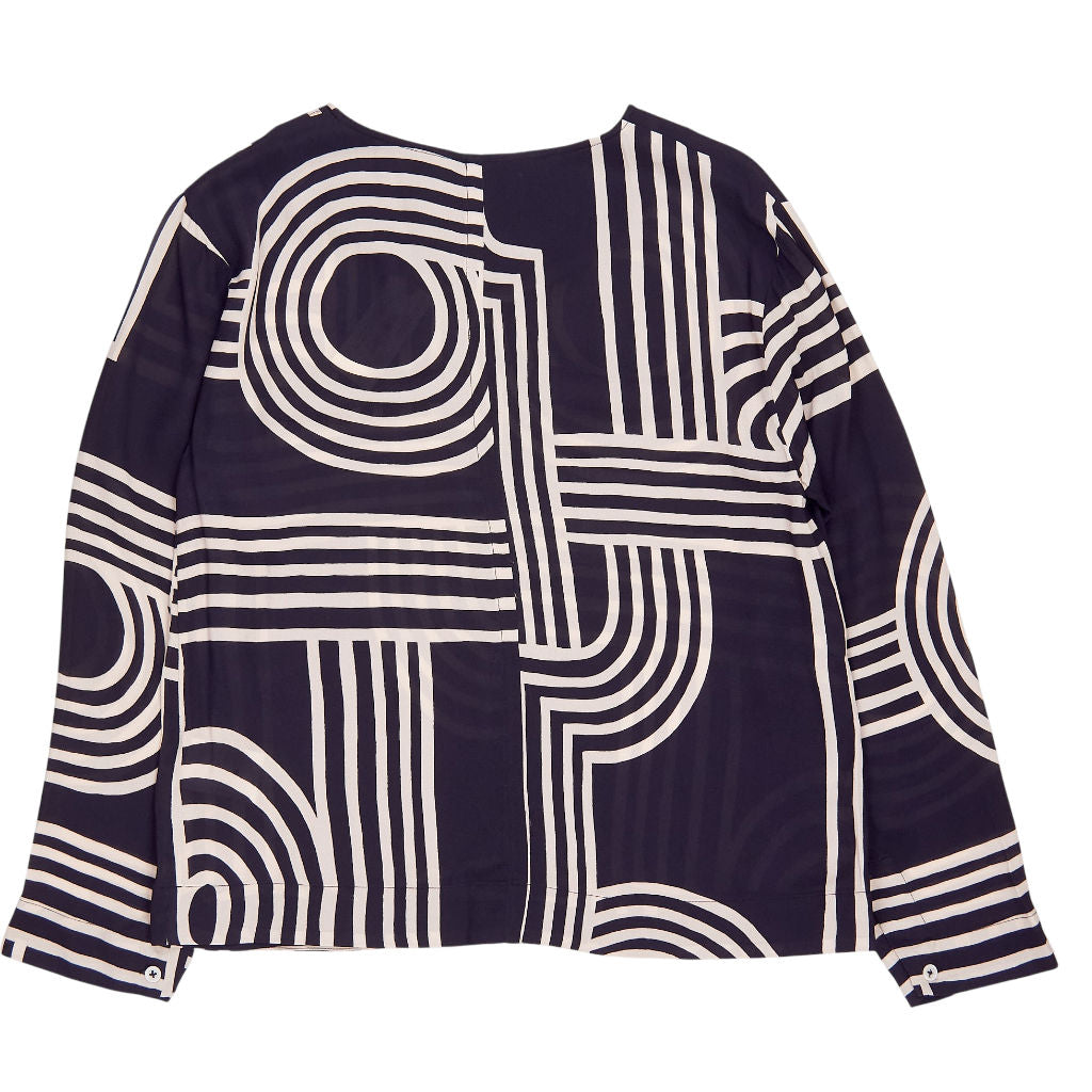 Wyse Black Ivory Patterned Shirt