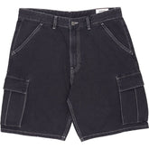 Pull & Bear Black Baggy Cargo Shorts