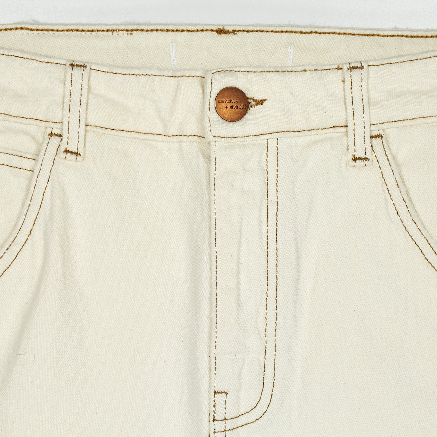 seventy + mochi Ecru Noa Jeans