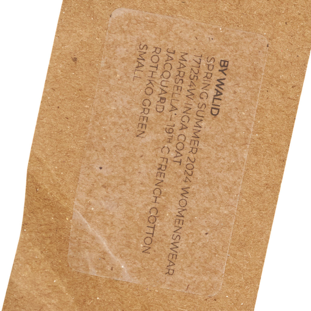 By Walid Rothko Green Marsella Coat