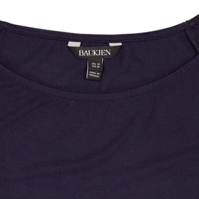 Baukjen Navy Viscose Top
