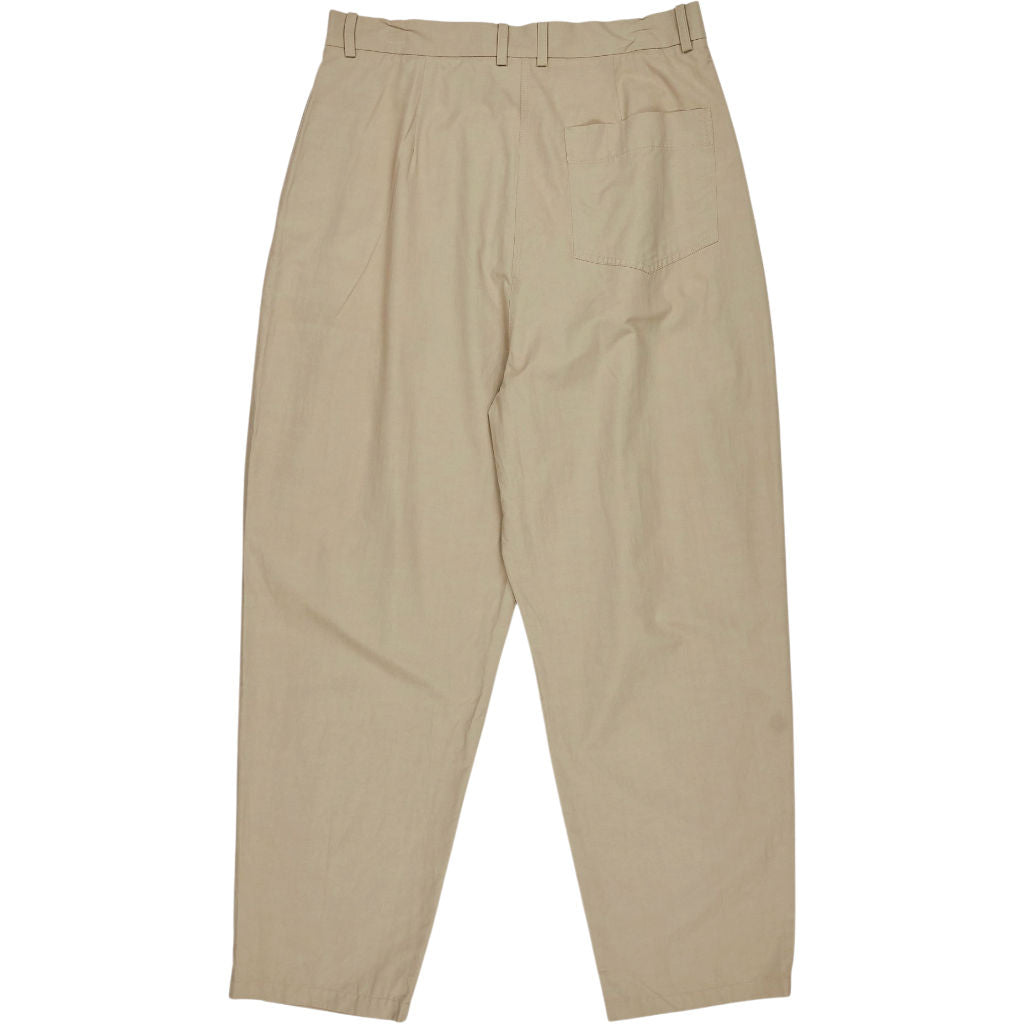 Studio Nicholson Dark Stone Double Pleat Trousers