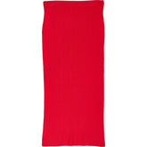 Omnes Red Ribbed Skirt