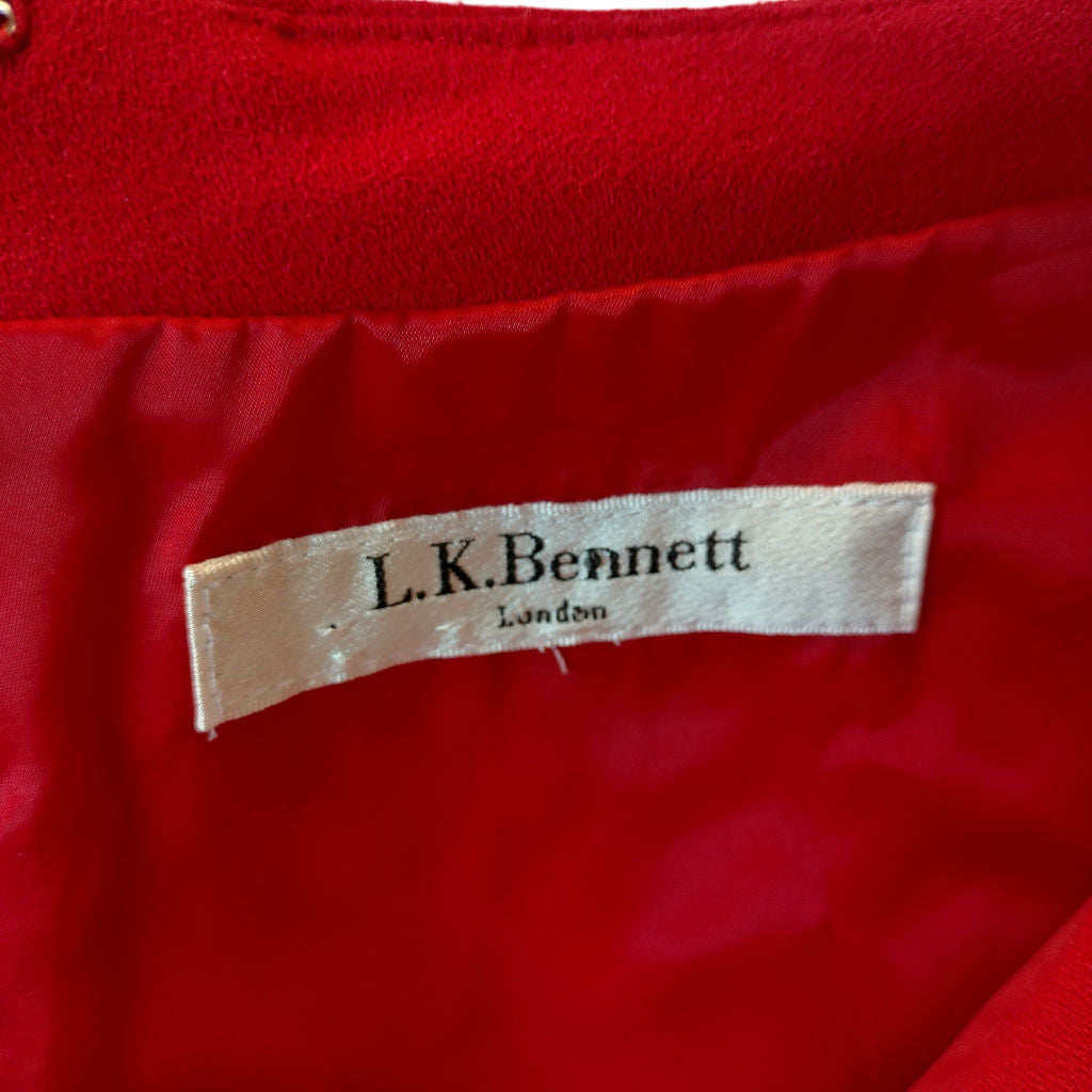 L.K. Bennett Red Sabrina Dress