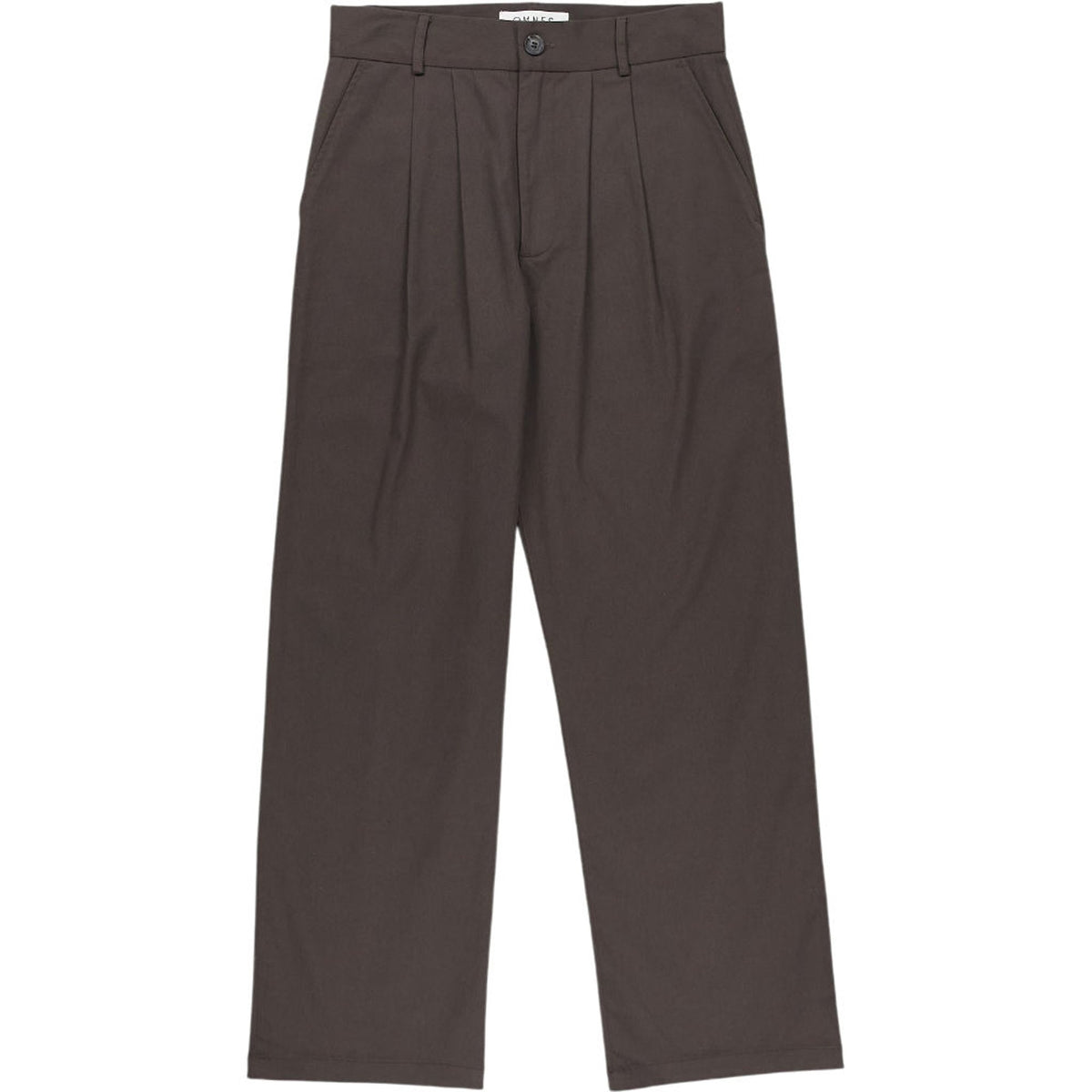 OMNES Brown Pleated Trousers