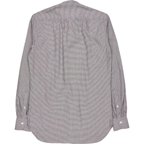 Anderson & Sheppard Grey Collarless Shirt