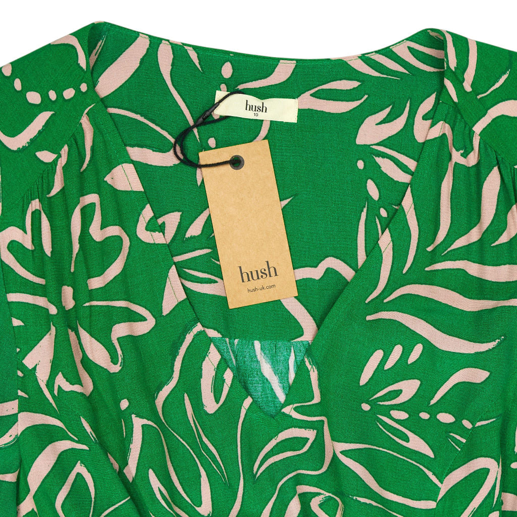 Hush Green Rosa Midi Dress