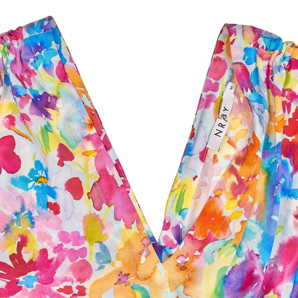 NRBY Multicolour Floral Jumpsuit Silk