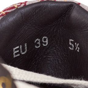 By Walid Multicoloured Silk Patch Trainers