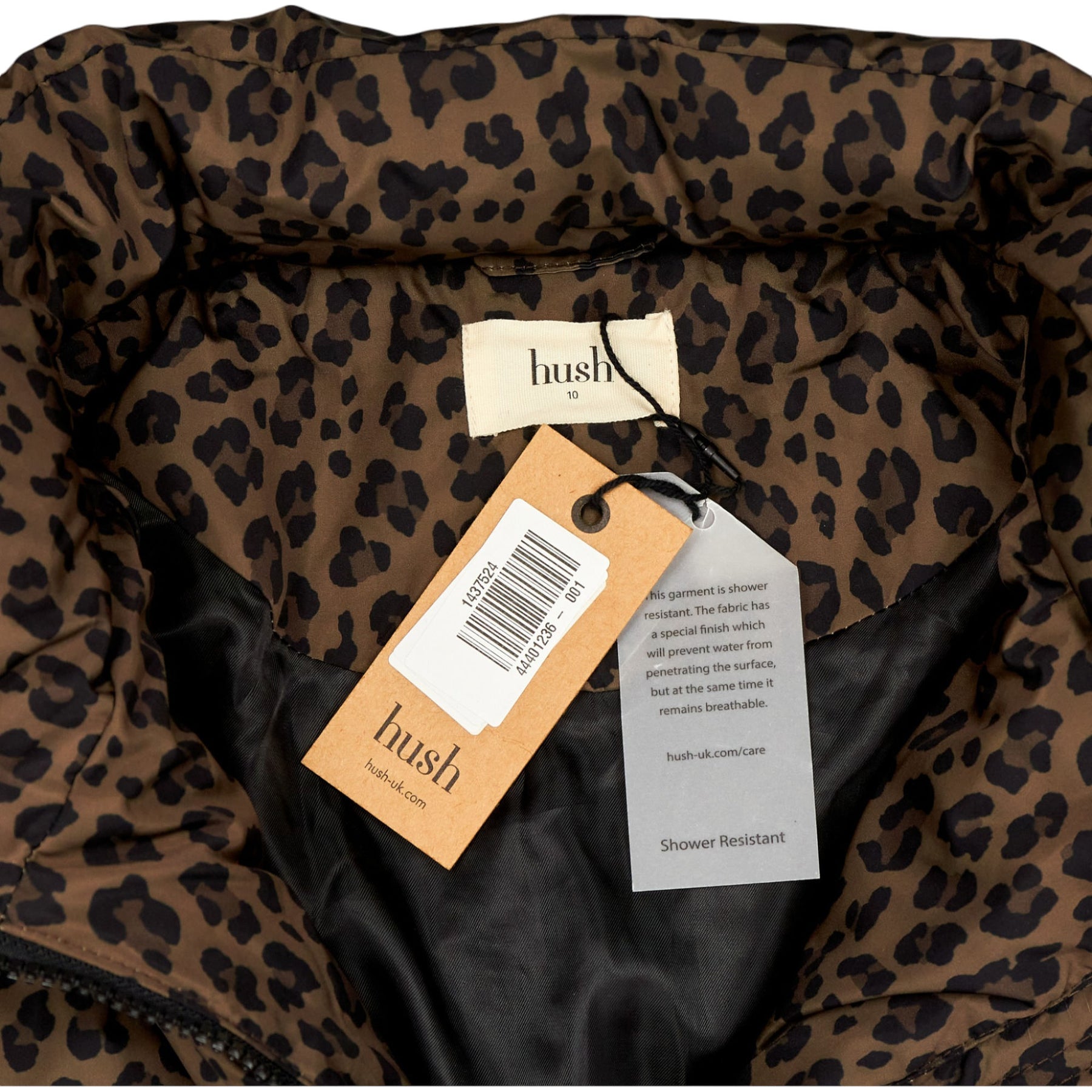 Hush Leopard Coat Hush Leopard Brown Leia Puffer Jacket