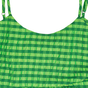 OMNES Green Strappy Dress